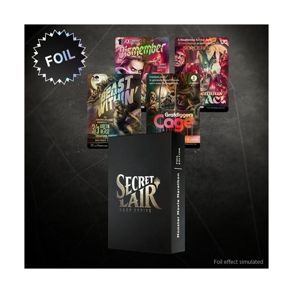Secret Lair Drop - Monster Movie Marathon - Foil - Sealed MTG
