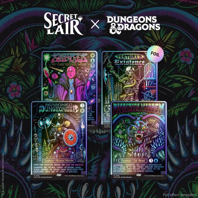 Secret Lair Drop - Secret Lair x Dungeons & Dragons: Black Lights