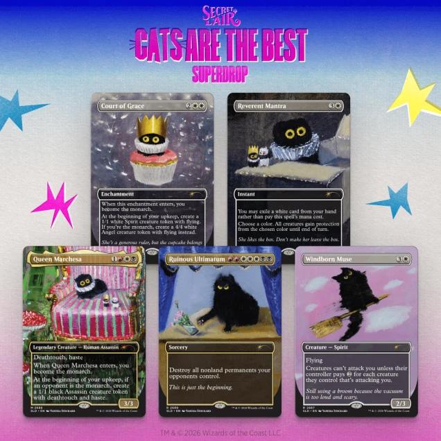 Secret Lair Drop - Purr Majesty - Non-Foil - Sealed MTG | MTG Corner